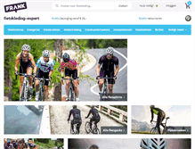 Tablet Screenshot of fietskleding-expert.nl